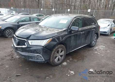 2020 Acura Mdx Standard z USA, uszkodzony, nr VIN 5J8YD4H33LL055530